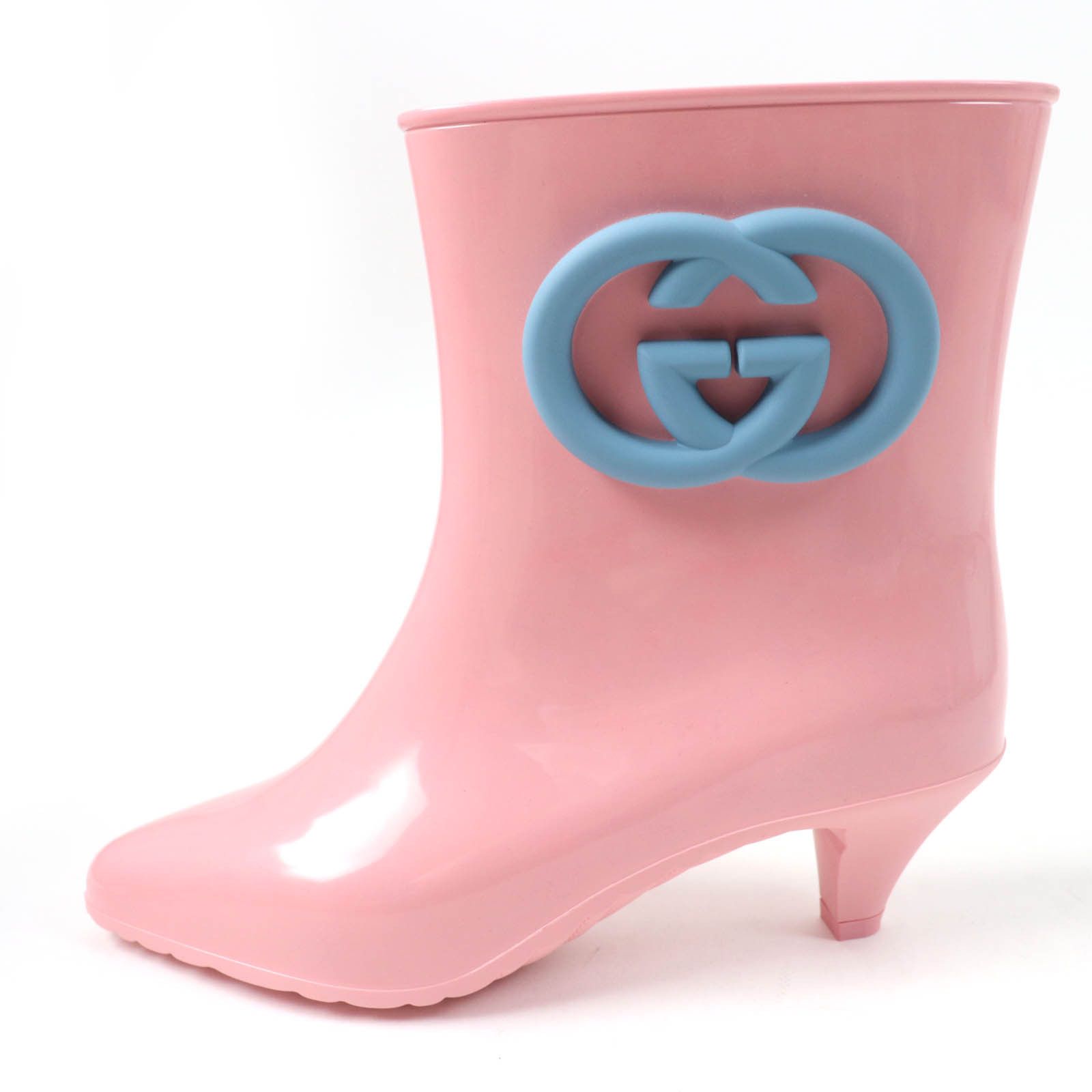 Gucci Gucci Gucci Interlocking G Rain shoes Rubber Rain Boots Plastic Shoes 724458 DUTY FREE for USA Size ONE SIZE - 5 Thumbnail