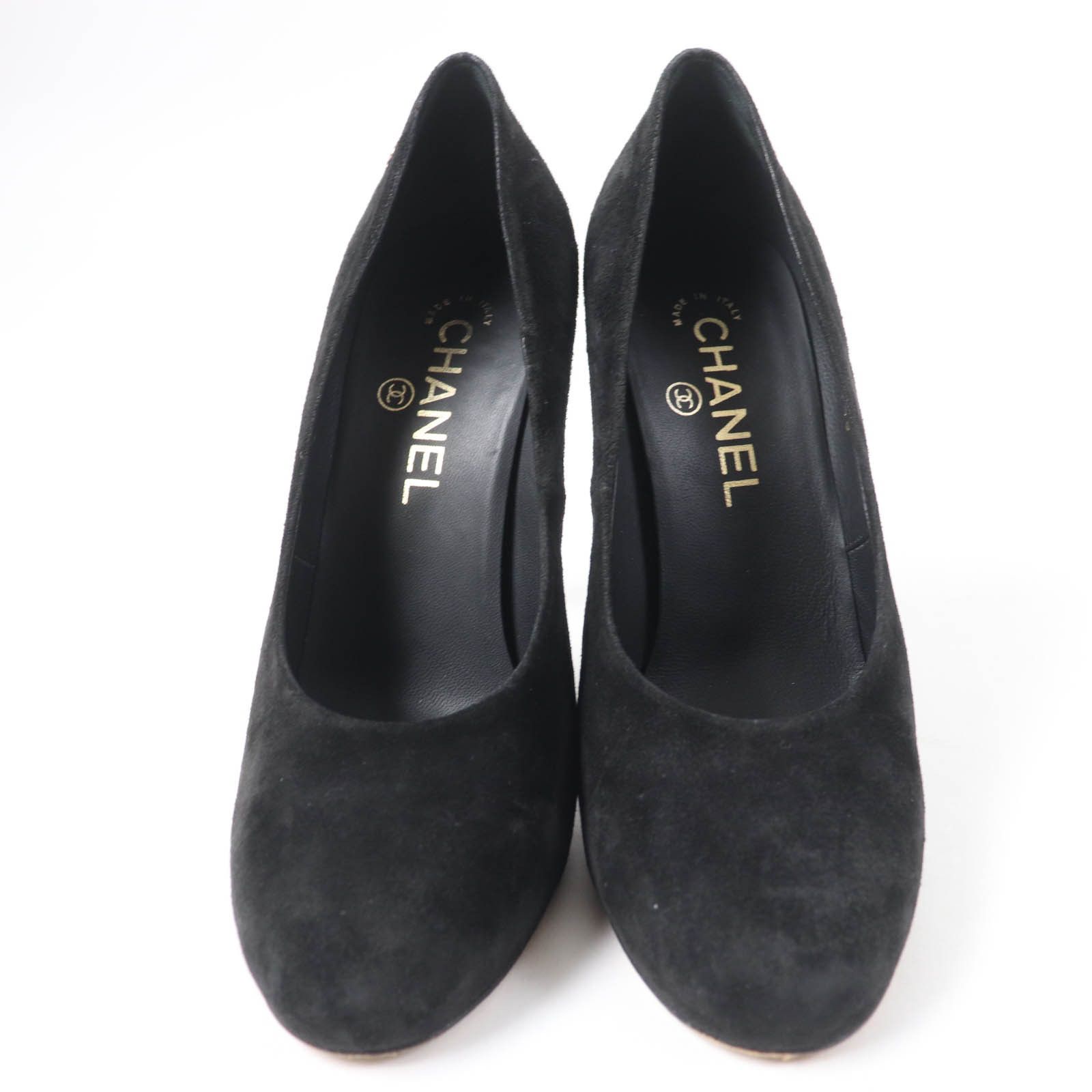 Chanel Chanel Chanel COCO Mark Suede Leather Pumps Suede Shoes G33546 Size ONE SIZE - 3 Thumbnail