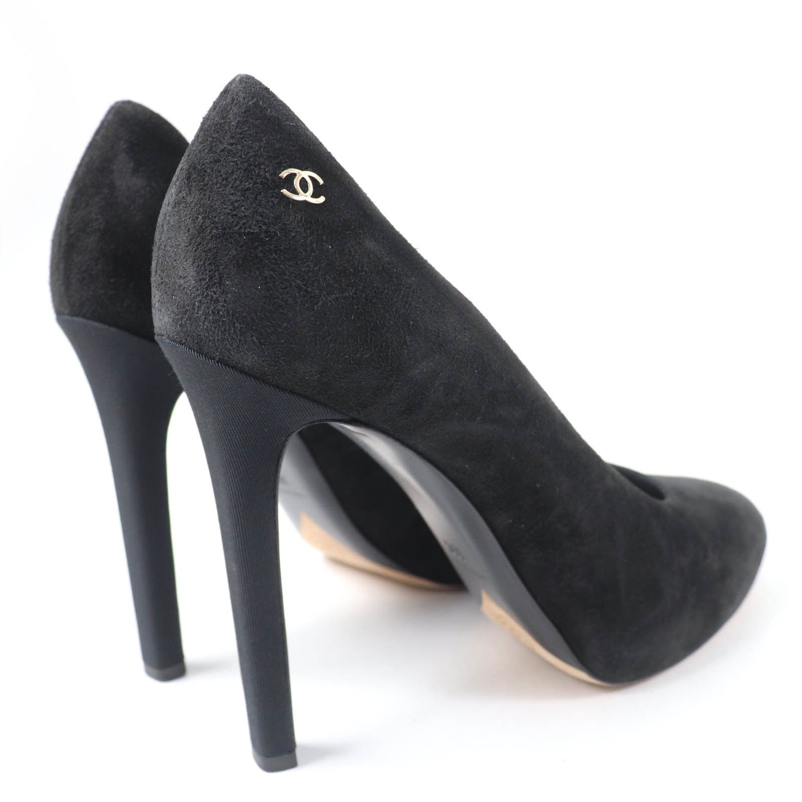Chanel Chanel Chanel COCO Mark Suede Leather Pumps Suede Shoes G33546 Size ONE SIZE - 2 Thumbnail
