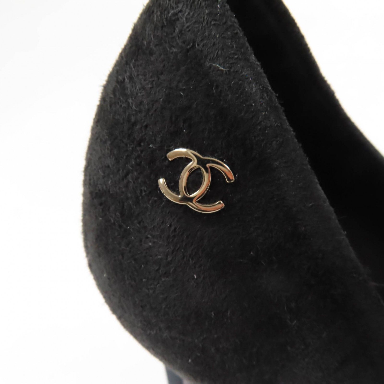Chanel Chanel Chanel COCO Mark Suede Leather Pumps Suede Shoes G33546 Size ONE SIZE - 8 Thumbnail