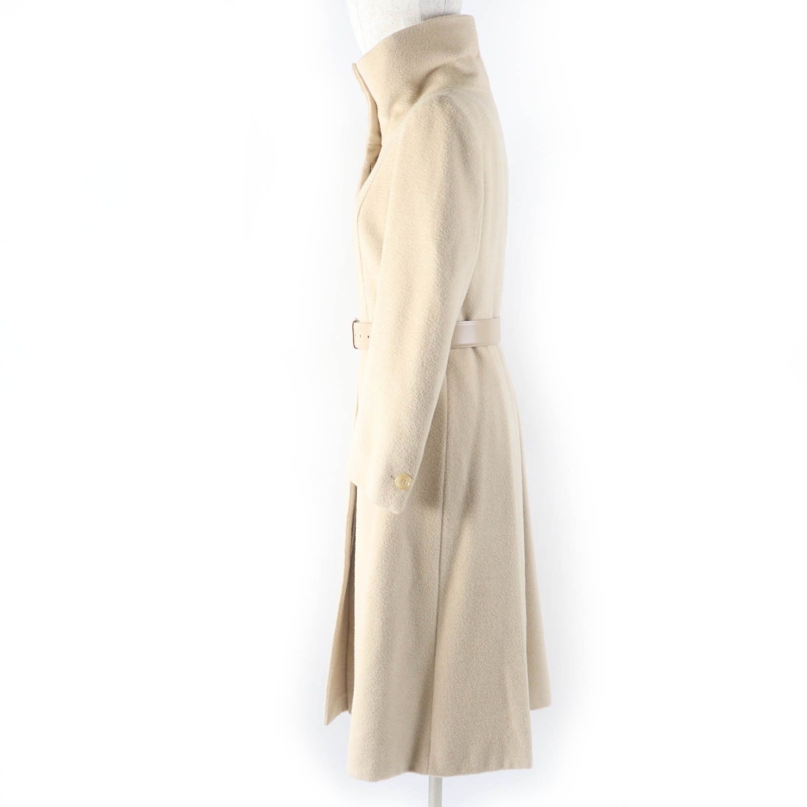 Max Mara MaxMara Max Mara A line Camel Coat Natural Material Outerwear Size ONE SIZE - 2 Thumbnail