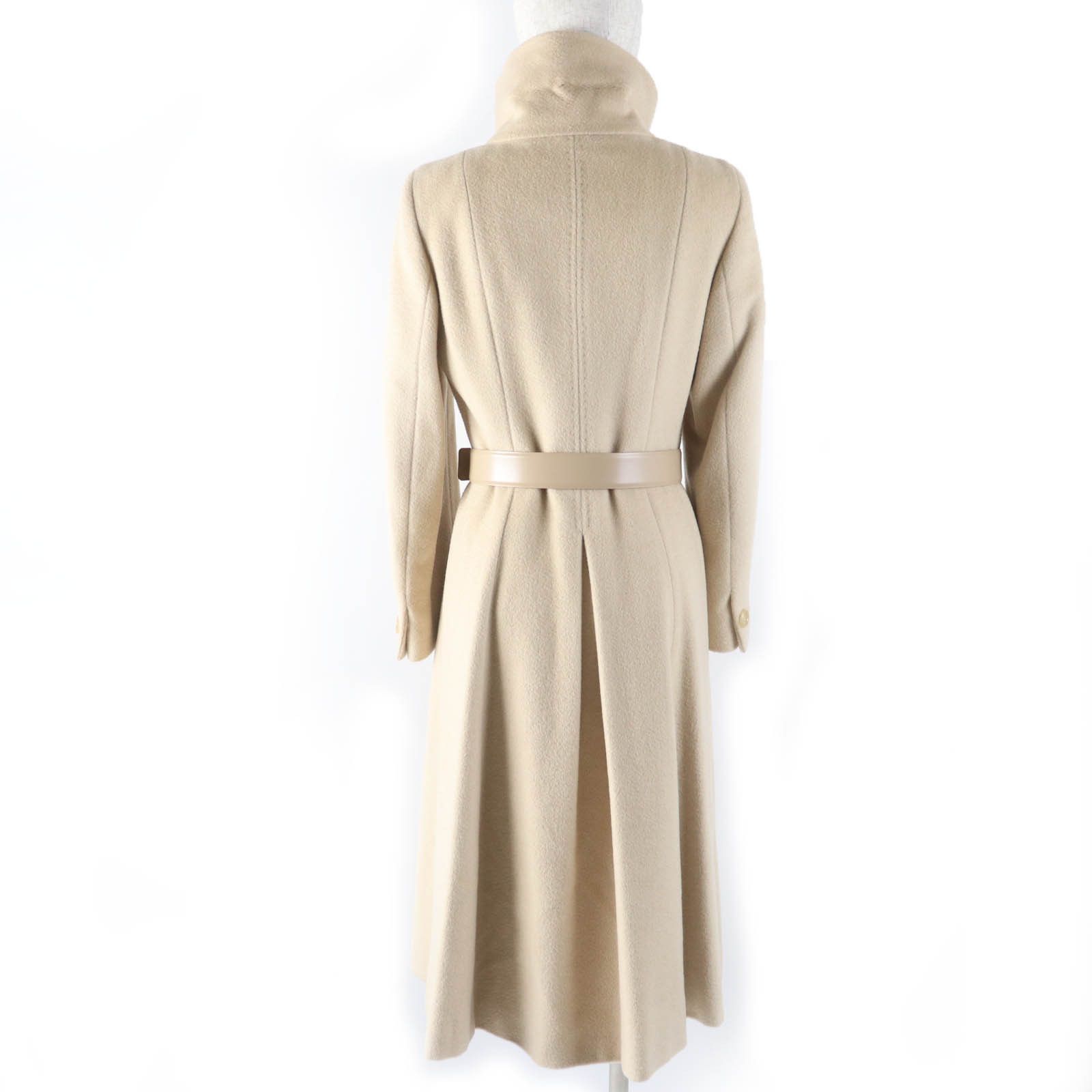 Max Mara MaxMara Max Mara A line Camel Coat Natural Material Outerwear Size ONE SIZE - 3 Thumbnail
