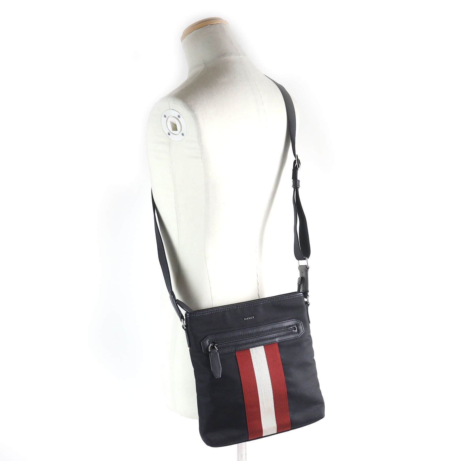 Bally Bally Bally Curios Trainspotting Leather Shoulder Bag Leather Shoulder Bag Size ONE SIZE - 8 Thumbnail