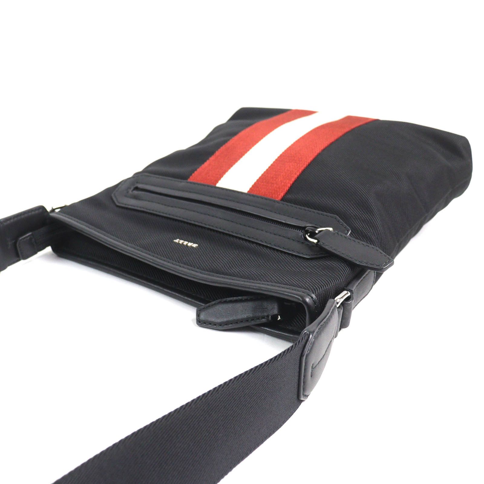 Bally Bally Bally Curios Trainspotting Leather Shoulder Bag Leather Shoulder Bag Size ONE SIZE - 4 Thumbnail