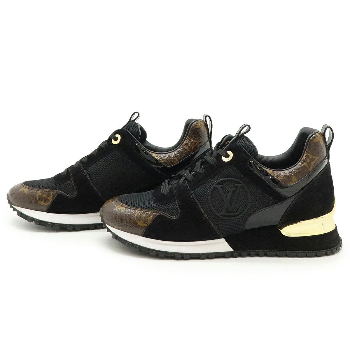 Louis Vuitton Louis Vuitton Louis Vuitton Run Away Monogram Sneaker Canvas Shoes 1A3CW4 DUTY FREE for USA Size ONE SIZE - 2 Thumbnail