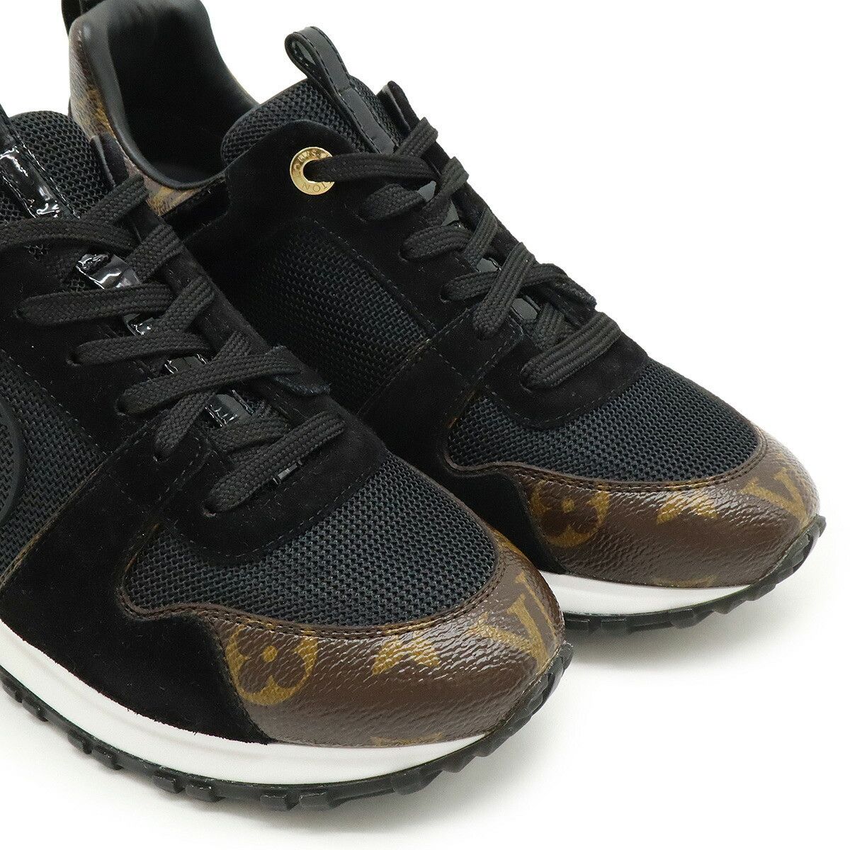 Louis Vuitton Louis Vuitton Louis Vuitton Run Away Monogram Sneaker Canvas Shoes 1A3CW4 DUTY FREE for USA Size ONE SIZE - 5 Thumbnail