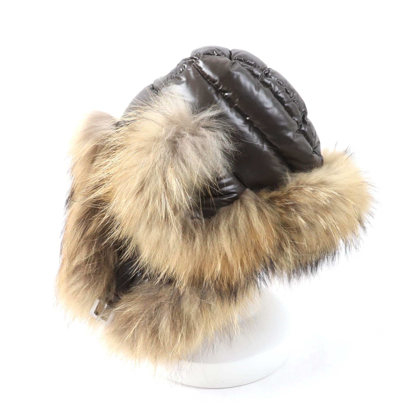 Moncler Moncler Moncler Raccoon fur Nylon flight cap Others Hats Size ONE SIZE - 2 Thumbnail