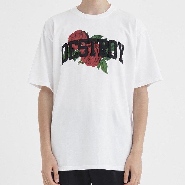 Other Other UNDERCOVER S/S DESTROY ROSE TEE Cotton T-shirt Cotton T-Shirts UC2C3802 DUTY FREE for USA Size ONE SIZE - 3 Thumbnail