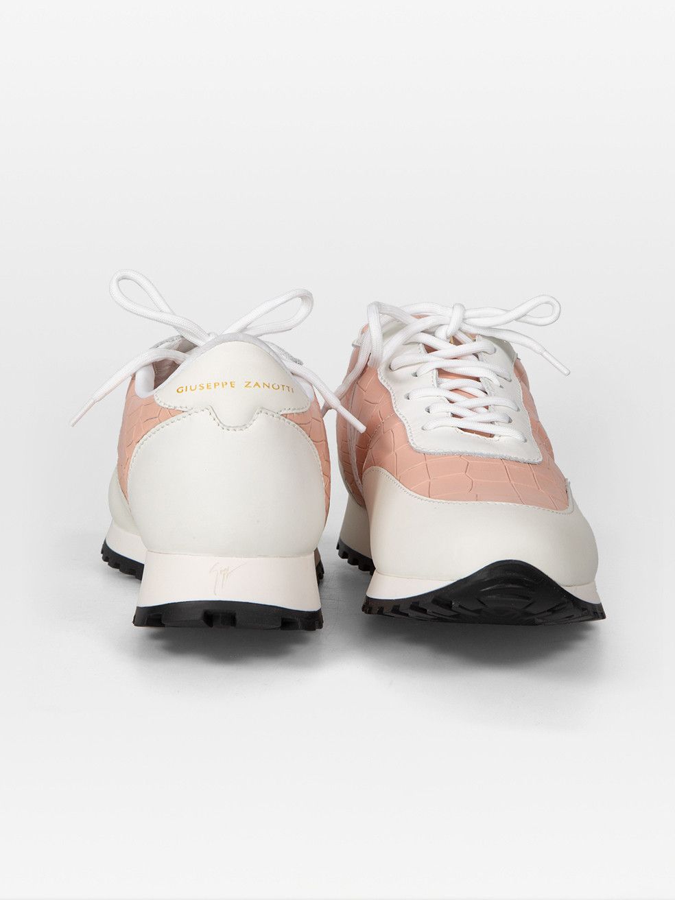 Giuseppe Zanotti Pink Leather Jimmi Running Trainers Size US 8.5 / IT 38.5 - 3 Thumbnail