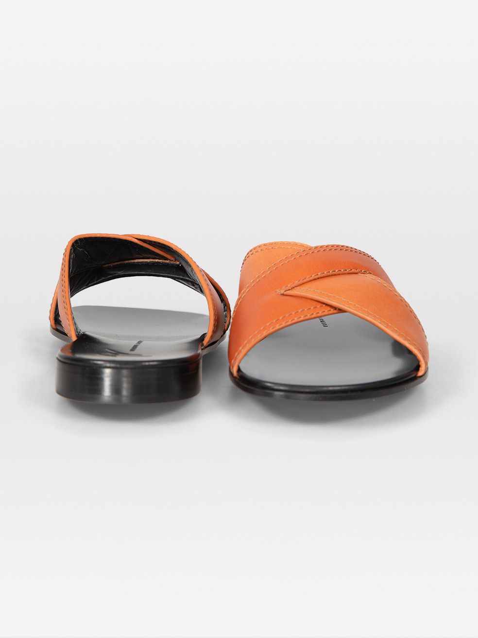 Giuseppe Zanotti Orange Leather Flavio Sandals Size US 8.5 / IT 38.5 - 3 Thumbnail