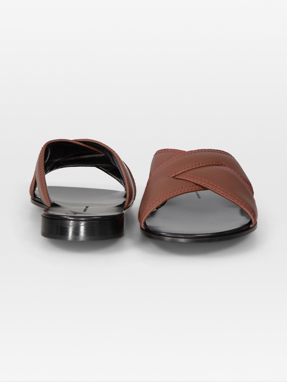 Giuseppe Zanotti Brown Leather Flavio Sandals Size US 9.5 / IT 39.5 - 3 Thumbnail