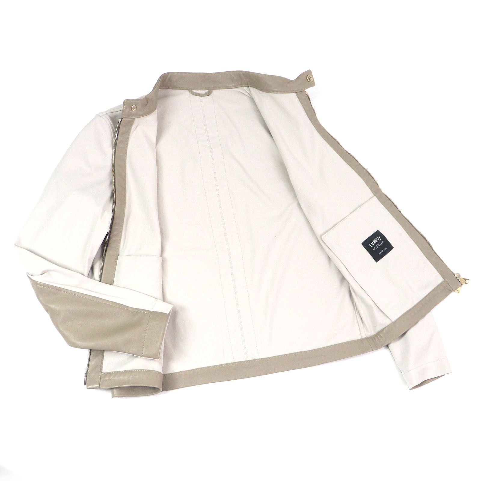 Other Other EMMETI JURI Lamb Leather Jacket Leather Outerwear Size ONE SIZE - 3 Thumbnail