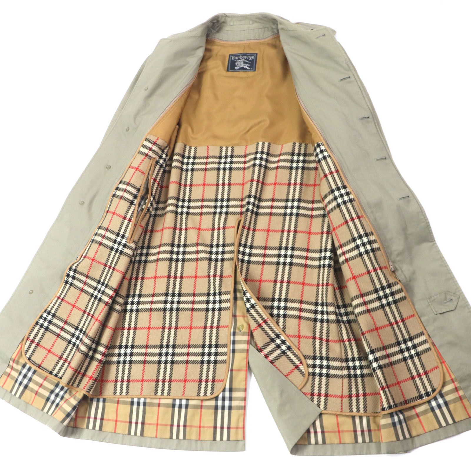 Burberry Burberry Burberrys Stainless Cotton Polyester Coat Cotton Outerwear DUTY FREE for USA Size ONE SIZE - 4 Thumbnail