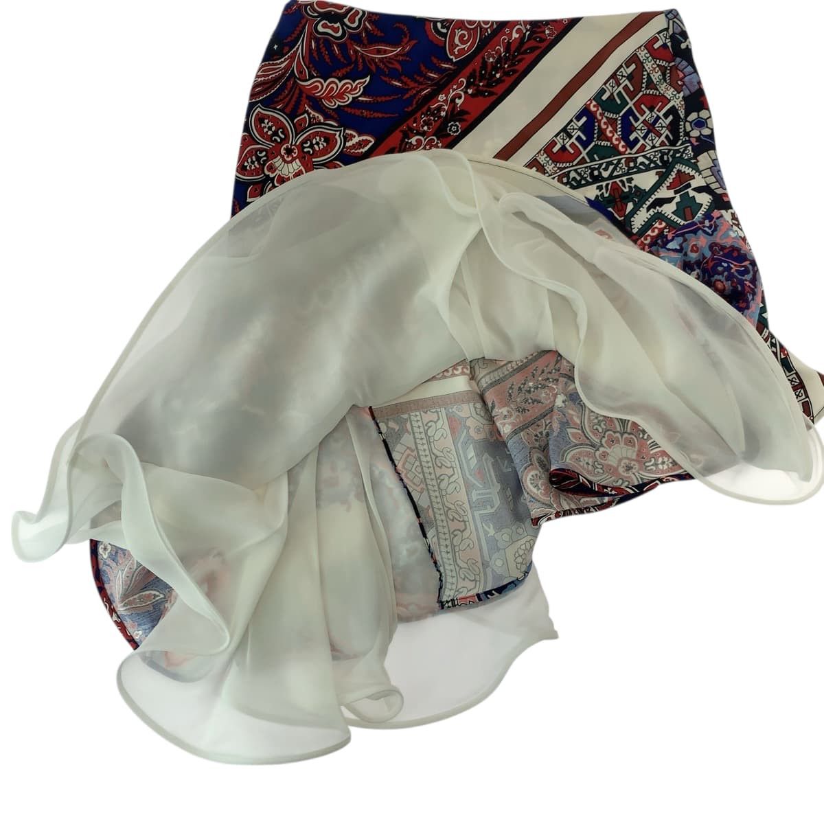 Louis Vuitton Louis Vuitton Louis Vuitton Patchwork Asymmetry Silk/Rayon Skirt Others Skirts RW162B XS3 FASK57 Size ONE SIZE - 7 Thumbnail