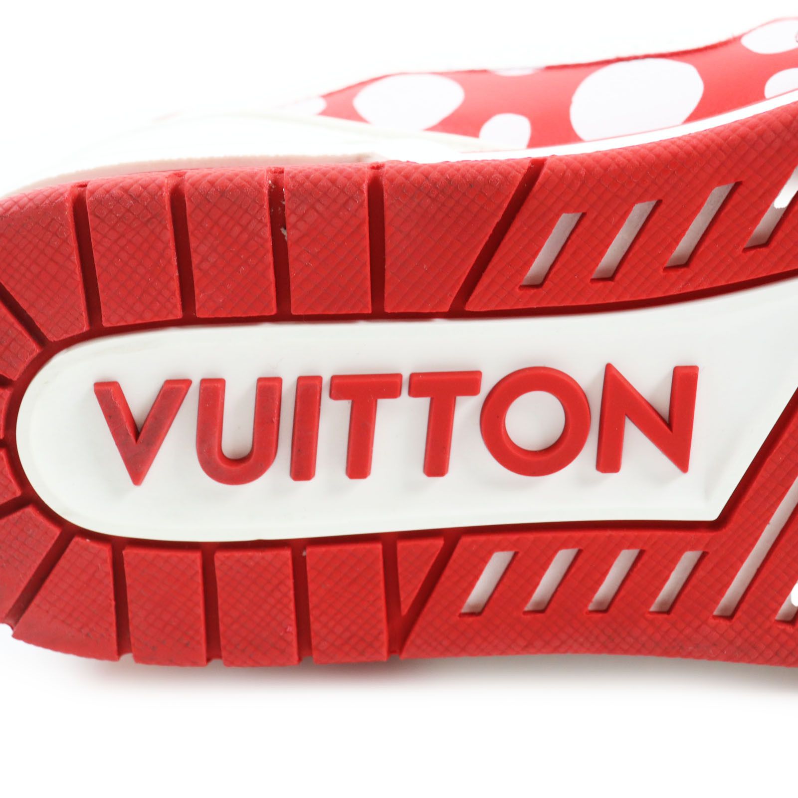 Louis Vuitton Louis Vuitton Louis Vuitton×Yayoi Kusama LV Trainer Leather Sneakers Limited Leather Shoes Size ONE SIZE - 13 Thumbnail