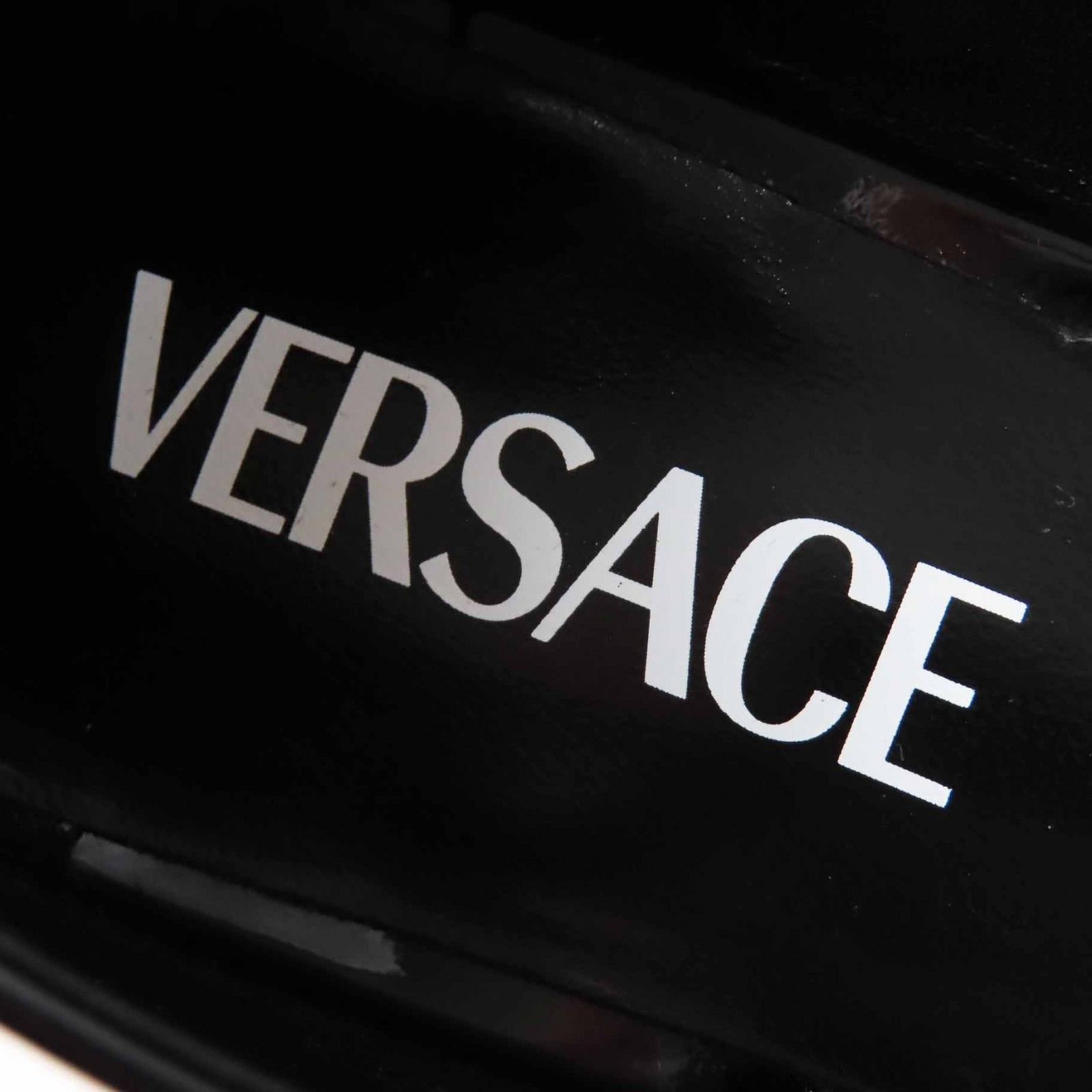 Versace Versace Versace Jumbo Ribbon Ballerina Patent Leather Pumps Leather Shoes Size ONE SIZE - 9 Thumbnail