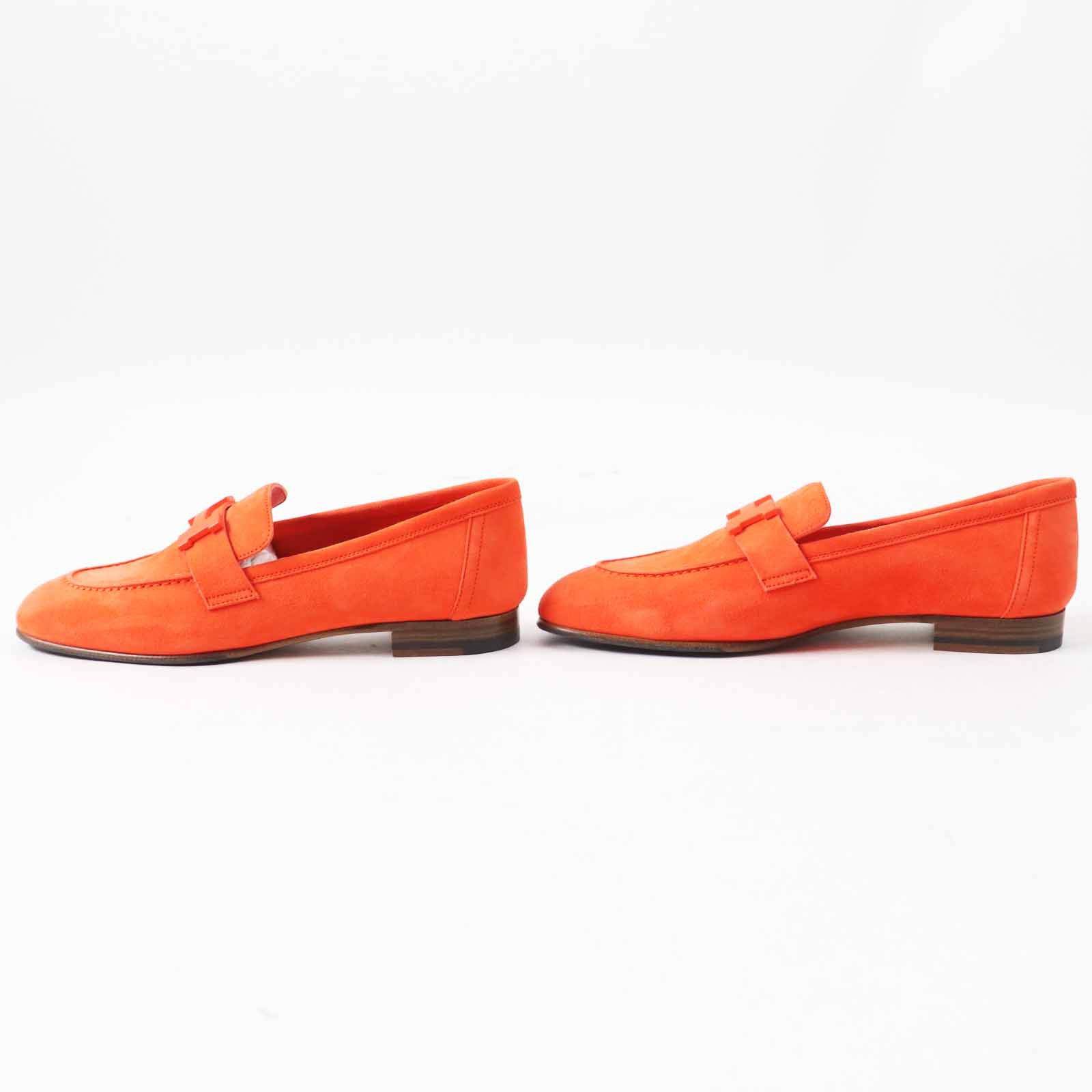 Hermes Hermes Hermes Constance Chevre Veroa Loafers Leather Shoes Size ONE SIZE - 4 Thumbnail