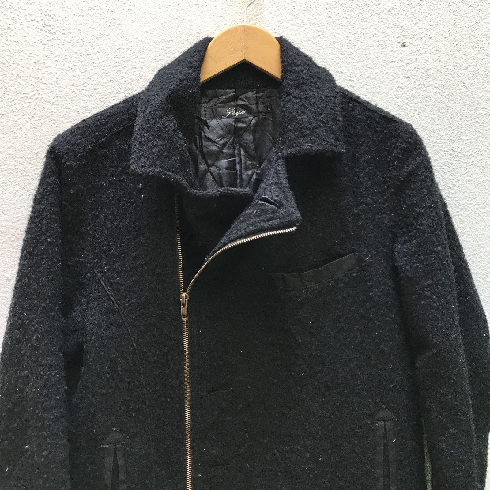 Designer × Japanese Brand 🔥💢 Shapel Designer Brand Japan Black Wool Made In Japan Size US M / EU 48-50 / 2 - 4 Thumbnail