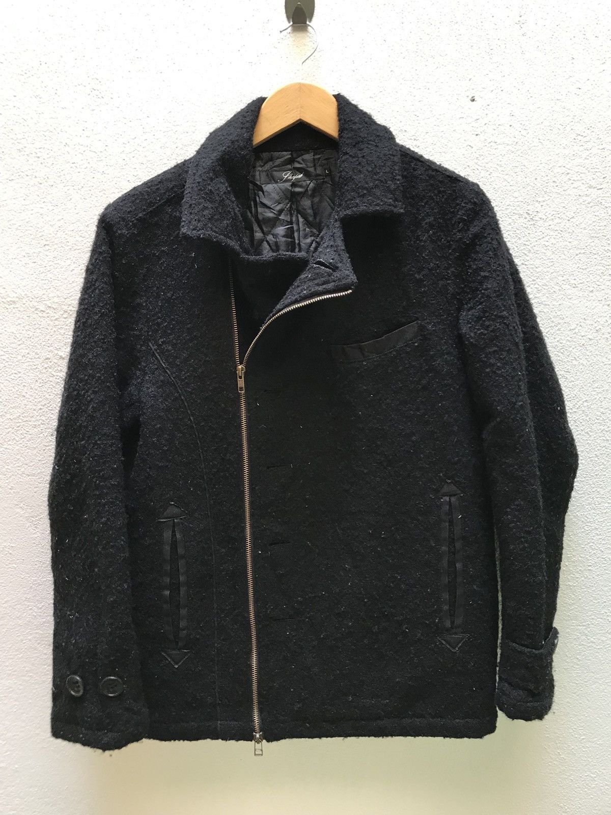 Designer × Japanese Brand 🔥💢 Shapel Designer Brand Japan Black Wool Made In Japan Size US M / EU 48-50 / 2 - 1 Thumbnail