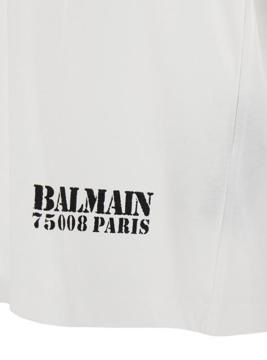 Balmain BALMAIN Men Tops FH1EG000BD04GAB White Size US XL / EU 56 / 4 - 3 Thumbnail