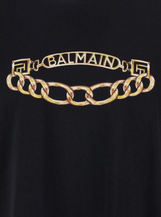 Balmain BALMAIN Men Tops FH1EF000GE97EAD Black Size US L / EU 52-54 / 3 - 3 Thumbnail