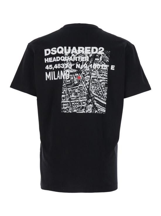 Dsquared2 DSQUARED2 Men Tops S74GD1338D20020900 Black Size US L / EU 52-54 / 3 - 2 Thumbnail