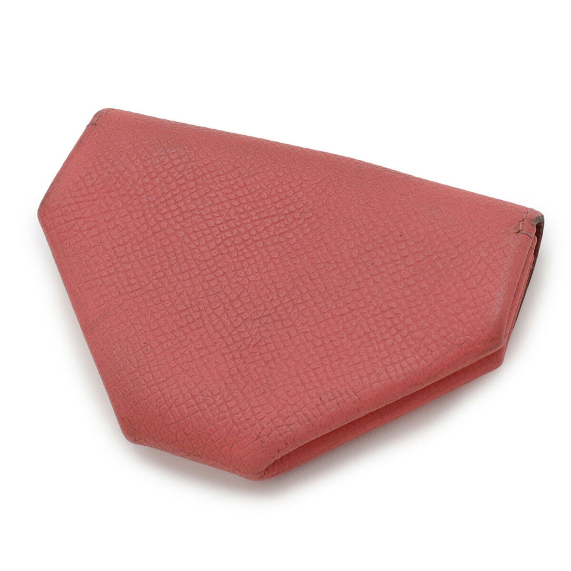 Hermes HERMES Le Vingt Quatre Coin Case, Purse, Epsom Leather, Rose Azalee, Pink, C Stamp Size ONE SIZE - 3 Thumbnail