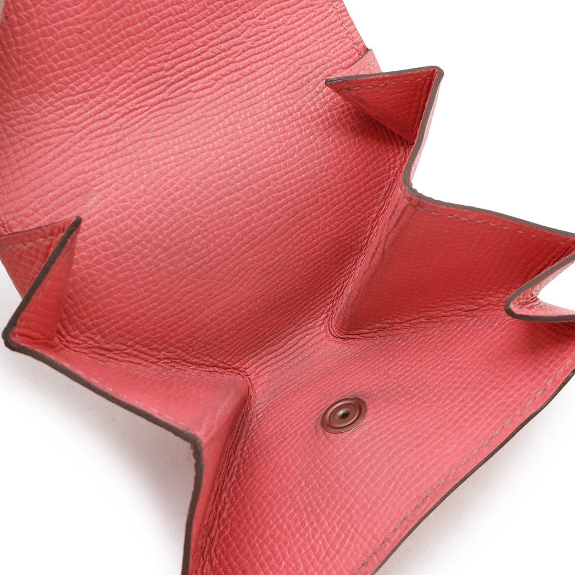 Hermes HERMES Le Vingt Quatre Coin Case, Purse, Epsom Leather, Rose Azalee, Pink, C Stamp Size ONE SIZE - 6 Thumbnail
