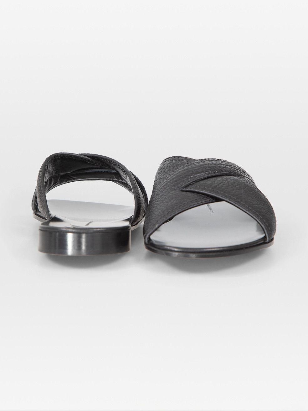 Giuseppe Zanotti Black Leather Flavio Sandals Size US 9.5 / IT 39.5 - 3 Thumbnail
