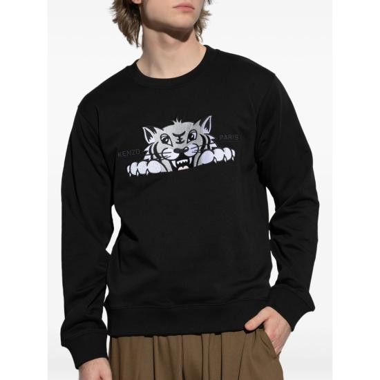 Kenzo KENZO Men Tops FF65SW1504MF 99J BLACK Size US L / EU 52-54 / 3 - 3 Thumbnail