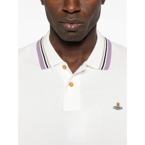 Vivienne Westwood VIVIENNE WESTWOOD Men Polo Shirts 2H01000P J0009 A401 WHITE Size US M / EU 48-50 / 2 - 4 Thumbnail