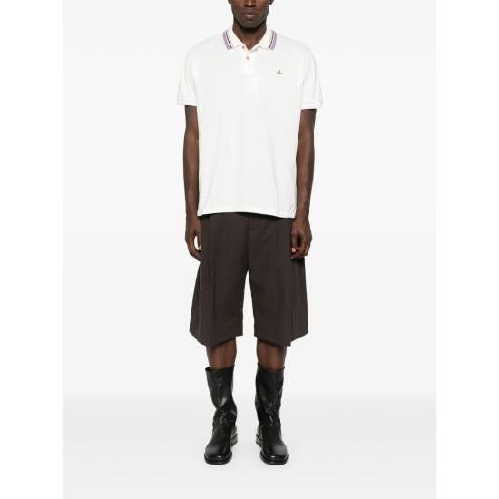 Vivienne Westwood VIVIENNE WESTWOOD Men Polo Shirts 2H01000P J0009 A401 WHITE Size US M / EU 48-50 / 2 - 3 Thumbnail
