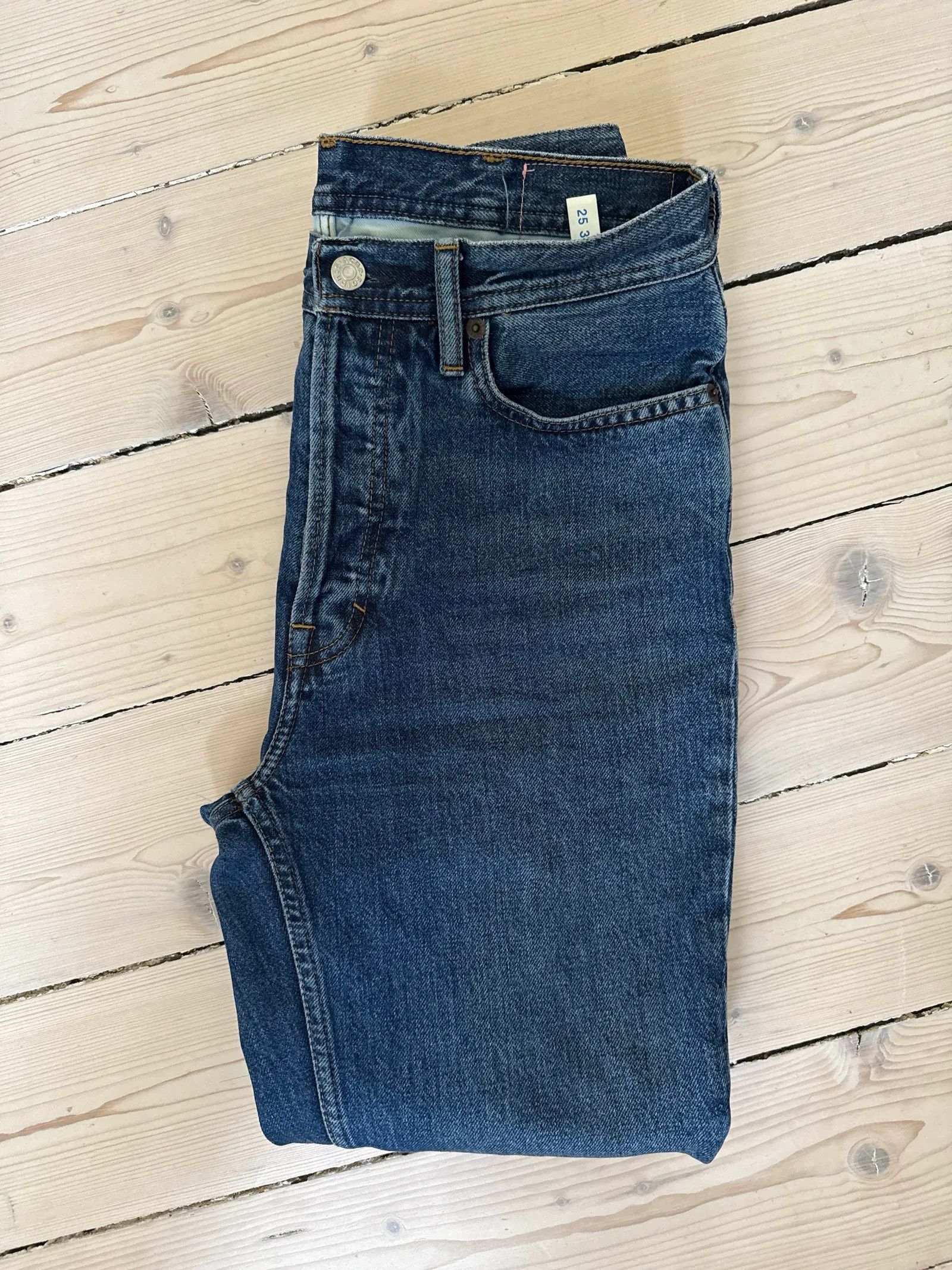 Acne Studios Acne Studios Blå Konst Log Mid Blue Jeans Size 25" / US 0 / IT 36 - 6 Thumbnail