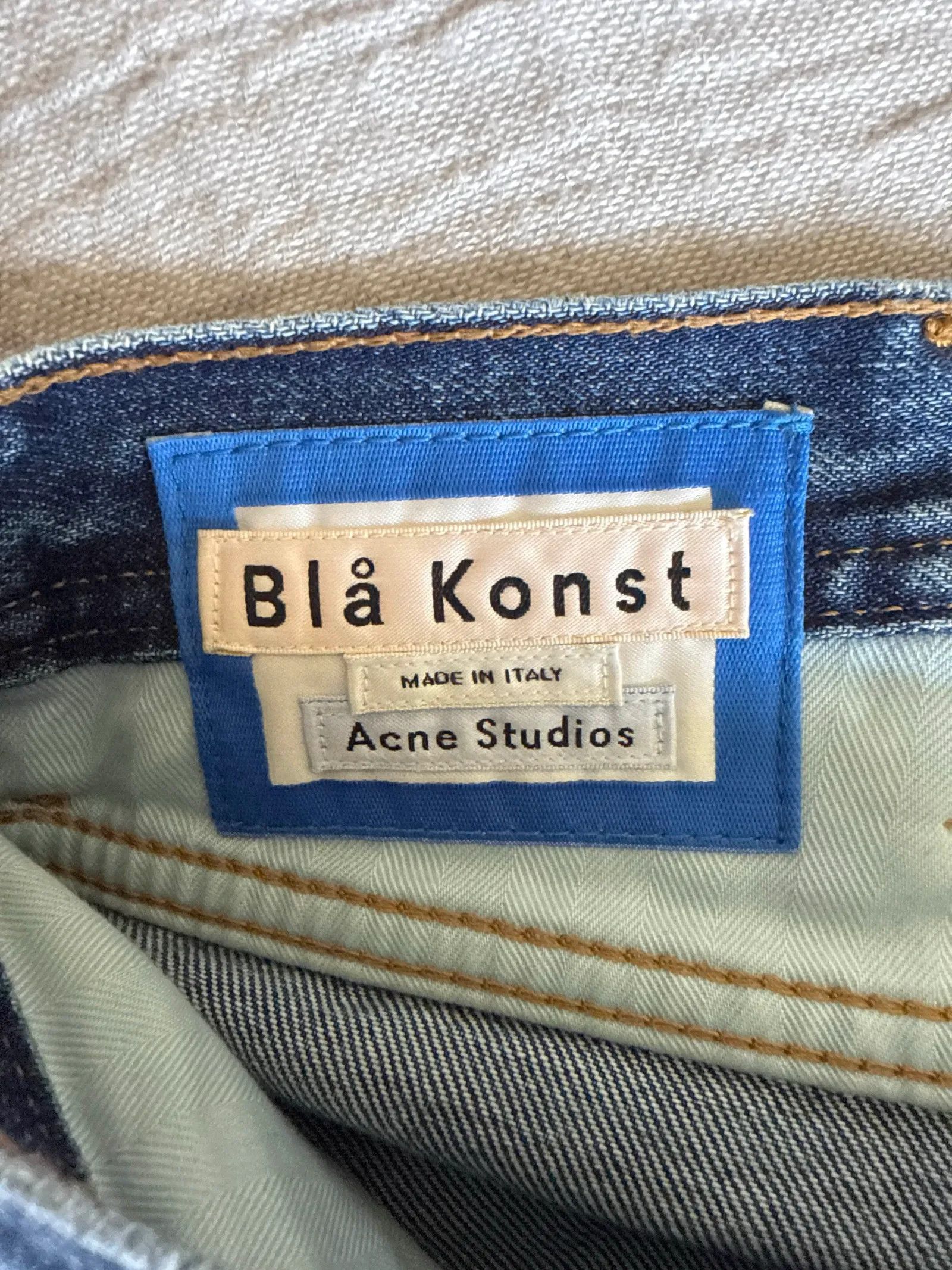 Acne Studios Acne Studios Blå Konst Log Mid Blue Jeans Size 25" / US 0 / IT 36 - 3 Thumbnail