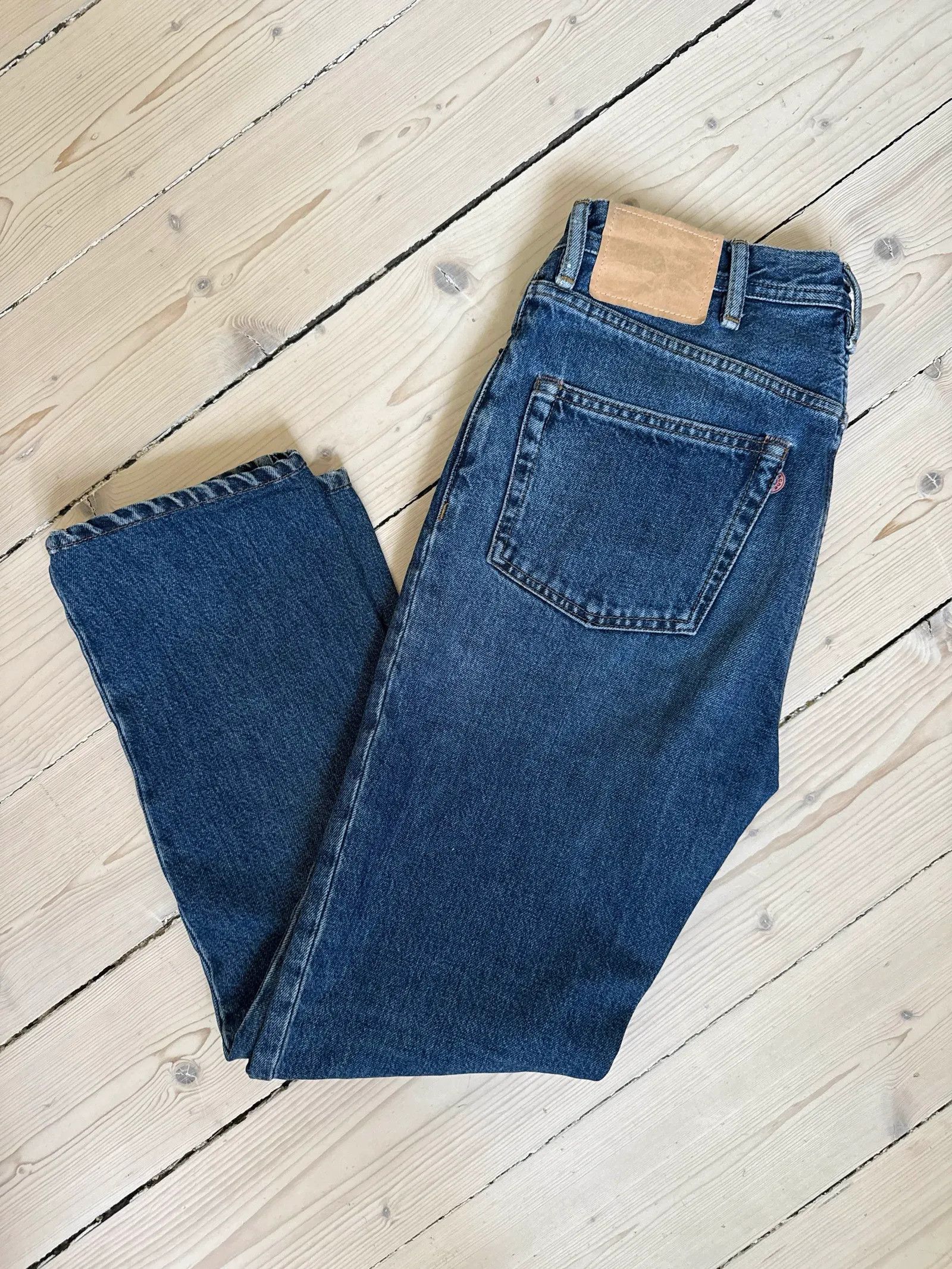 Acne Studios Acne Studios Blå Konst Log Mid Blue Jeans Size 25" / US 0 / IT 36 - 5 Thumbnail