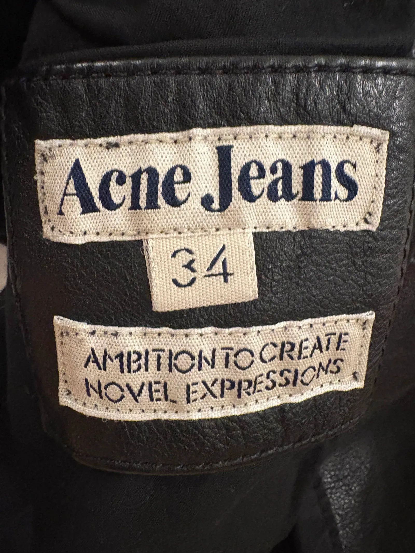 Acne Studios Acne Studios GLARE Leather Jacket Size XS / US 0-2 / IT 36-38 - 2 Thumbnail