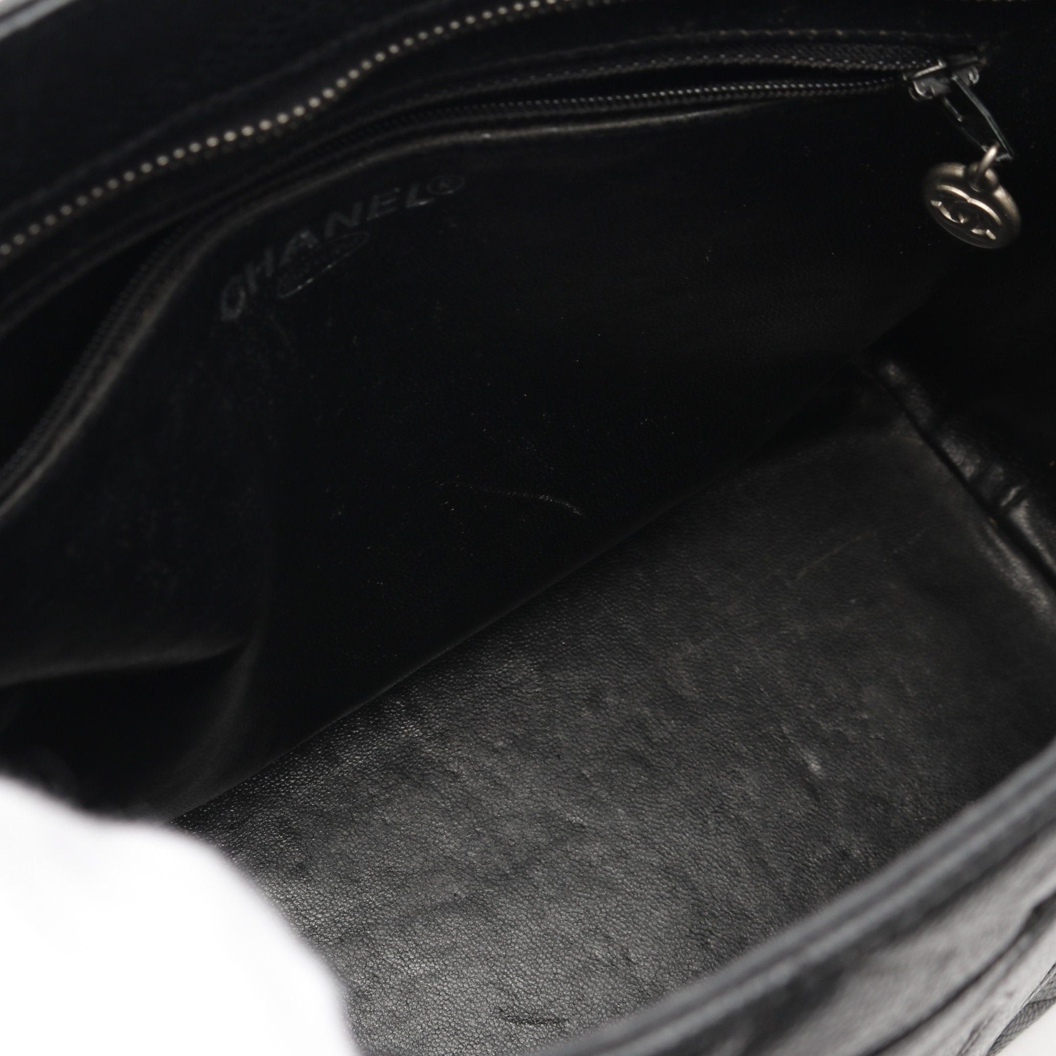 Chanel Chanel Reissue Tote Handbag Bag Caviar Skin Black Silver Hardware Size ONE SIZE - 10 Thumbnail