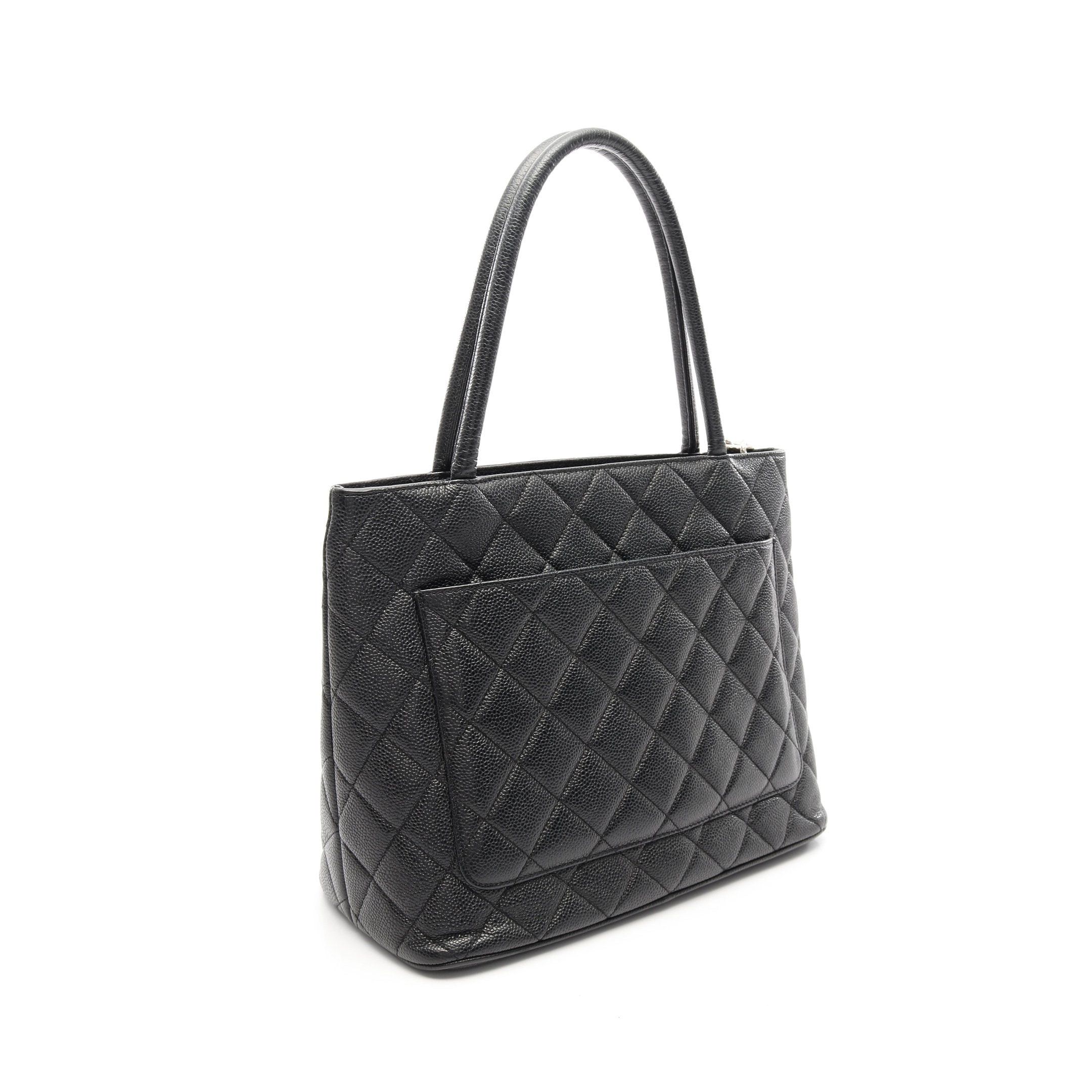 Chanel Chanel Reissue Tote Handbag Bag Caviar Skin Black Silver Hardware Size ONE SIZE - 2 Thumbnail