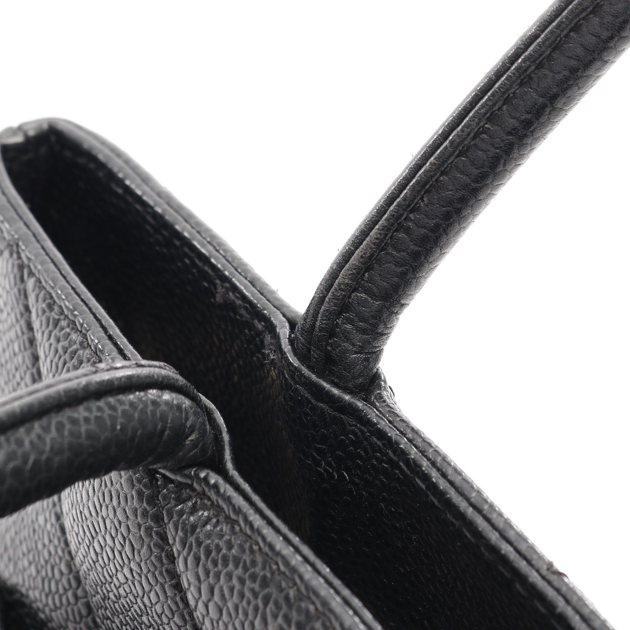 Chanel Chanel Reissue Tote Handbag Bag Caviar Skin Black Silver Hardware Size ONE SIZE - 9 Thumbnail