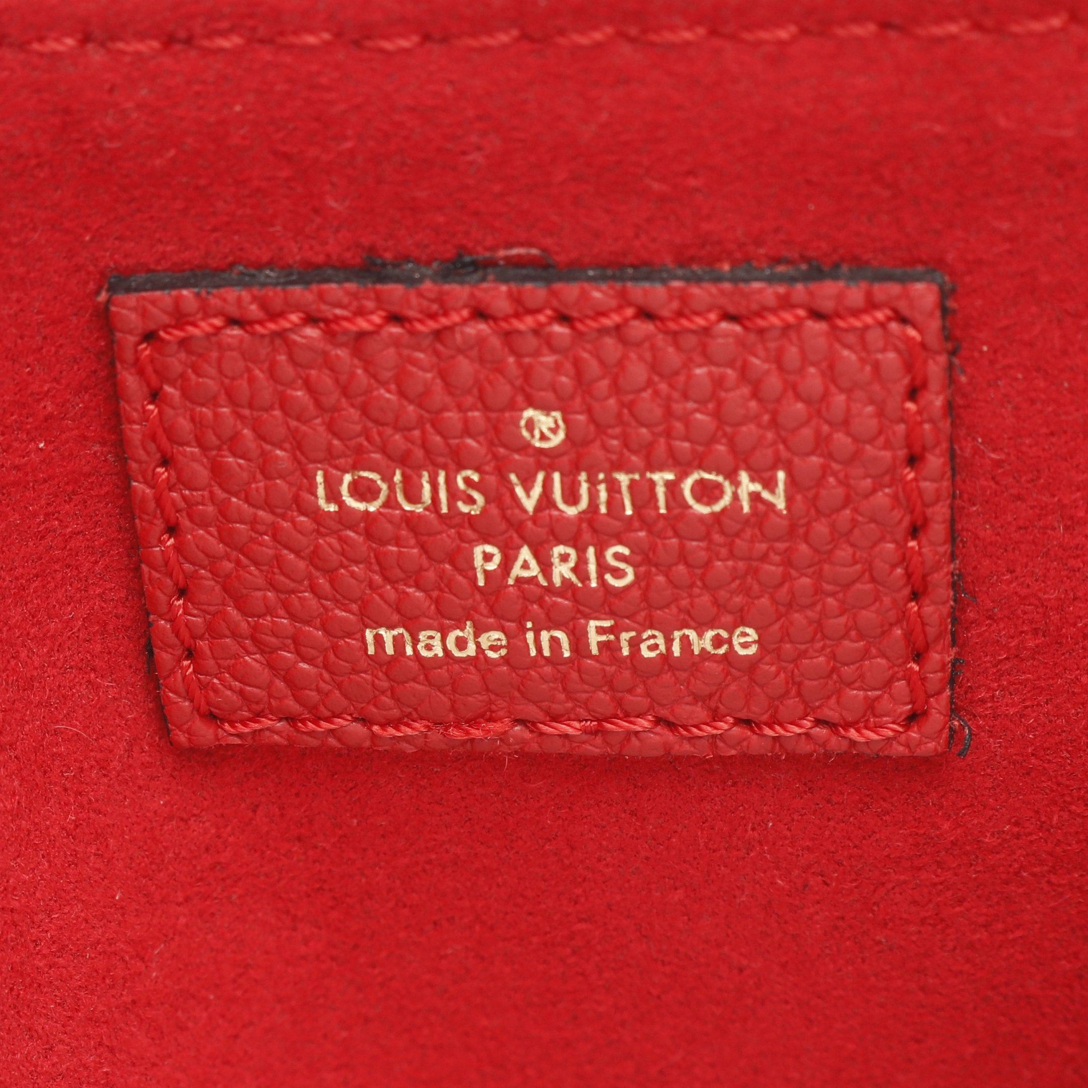 Louis Vuitton Louis Vuitton Surenne Bb Monogram Cerise Chain Shoulder Bag Leather Brown Red Size ONE SIZE - 4 Thumbnail