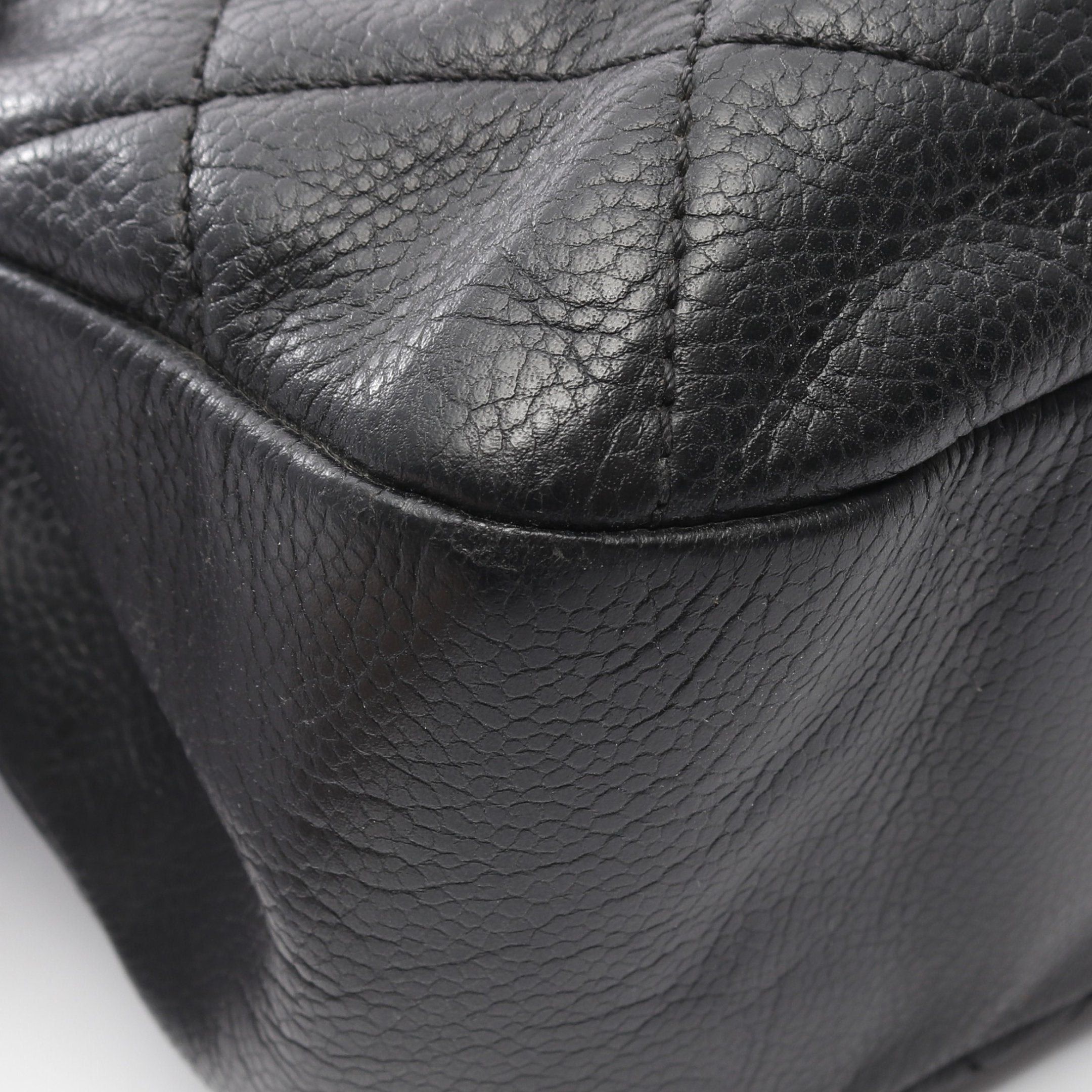 Chanel Chanel Matelasse Chain Shoulder Bag Tote Caviar Skin Black Silver Hardware Size ONE SIZE - 6 Thumbnail