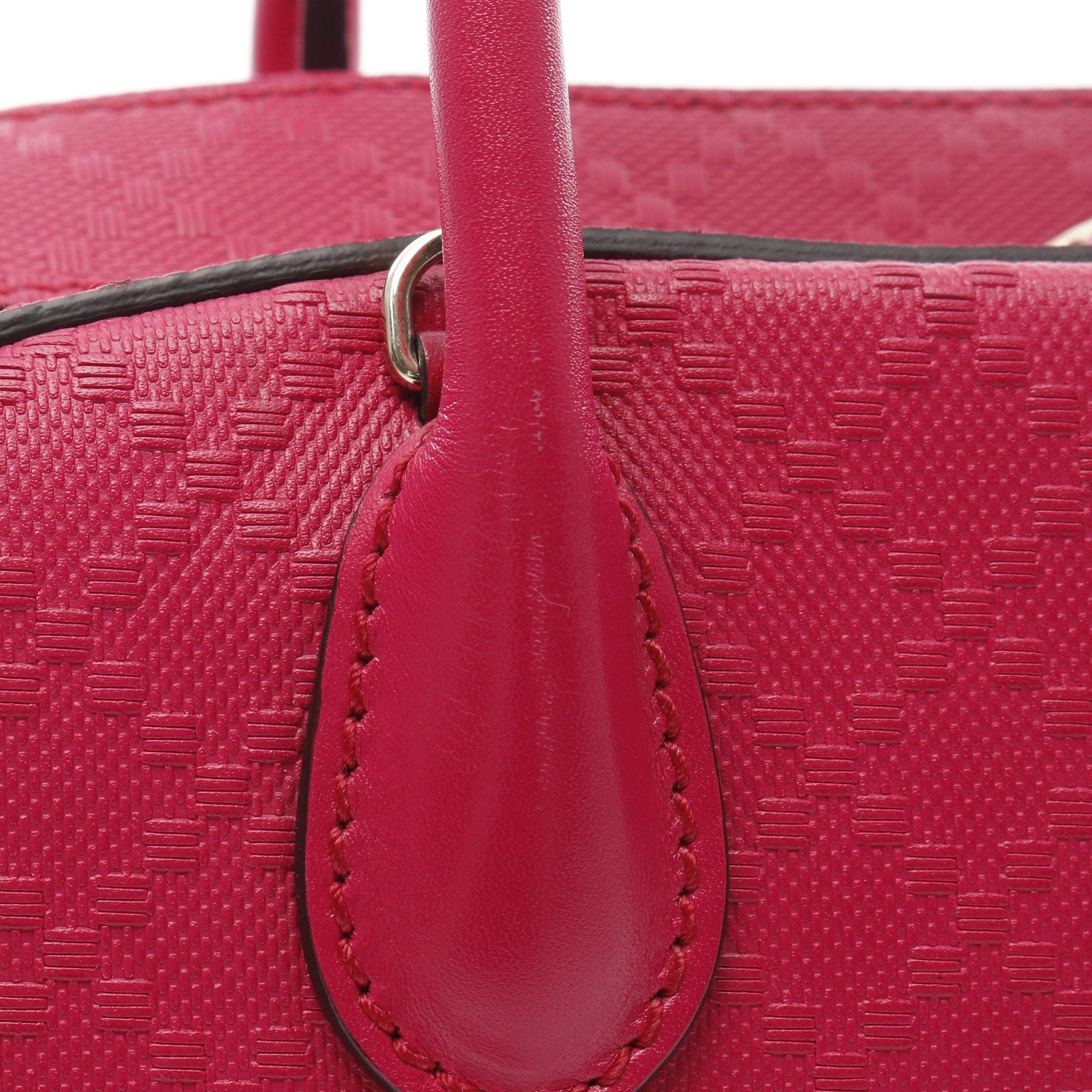 Gucci Gucci Bright Diamante Handbag Leather Pink Size ONE SIZE - 8 Thumbnail