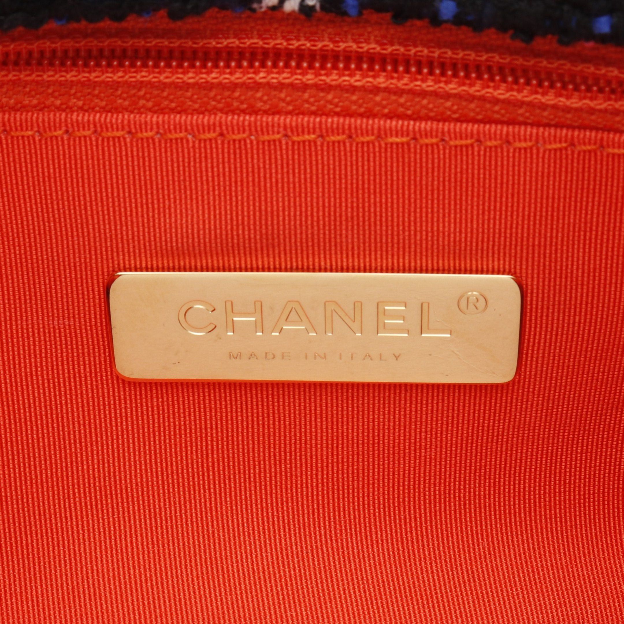 Chanel Chanel 19 Dizeneuf Matelasse Chain Shoulder Bag Tweed Black Multicolor Combination Metal Fittings Size ONE SIZE - 4 Thumbnail