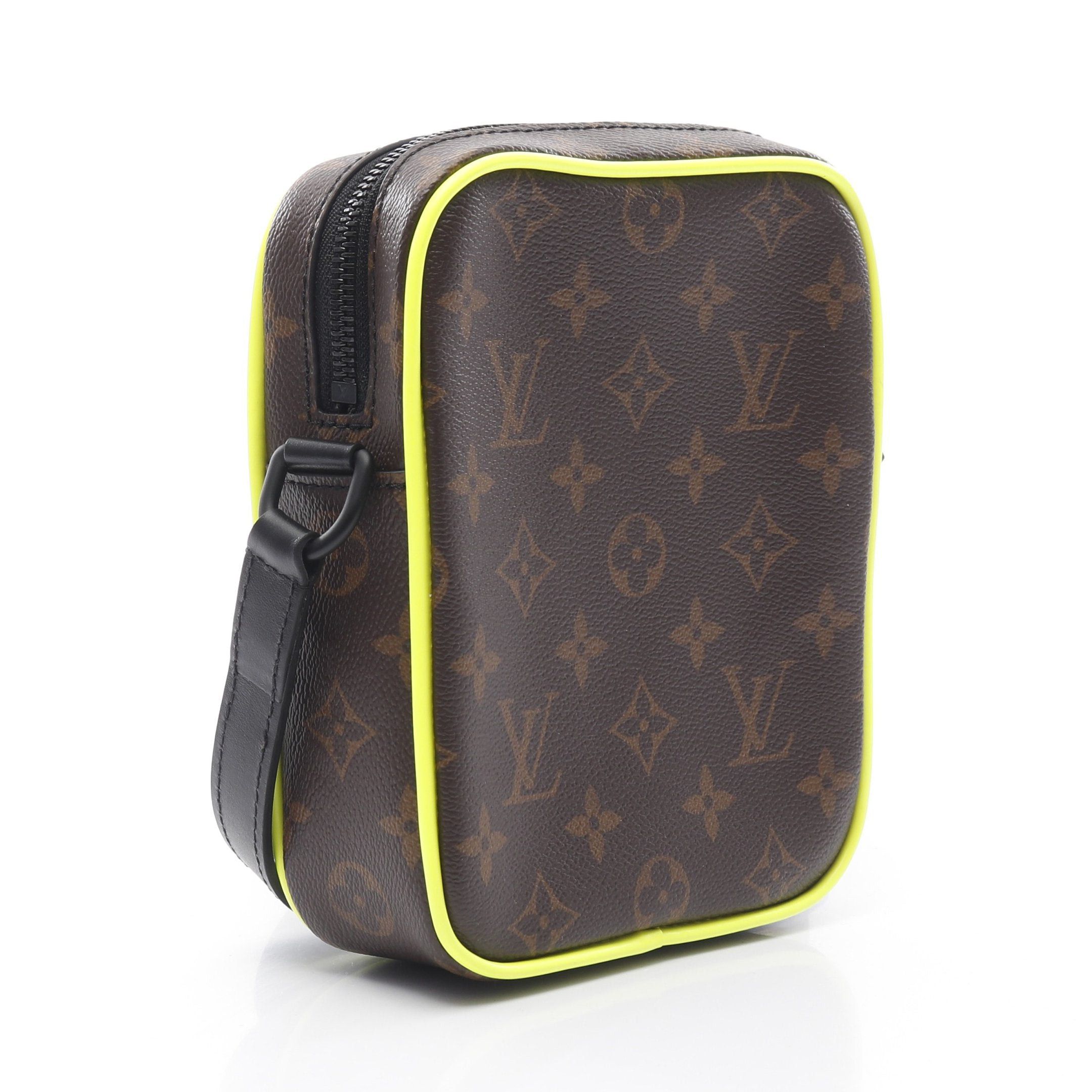Louis Vuitton Louis Vuitton Christopher Wearable Wallet Monogram Macassar Shoulder Bag Leather Brown Yellow-Green Black Size ONE SIZE - 2 Thumbnail