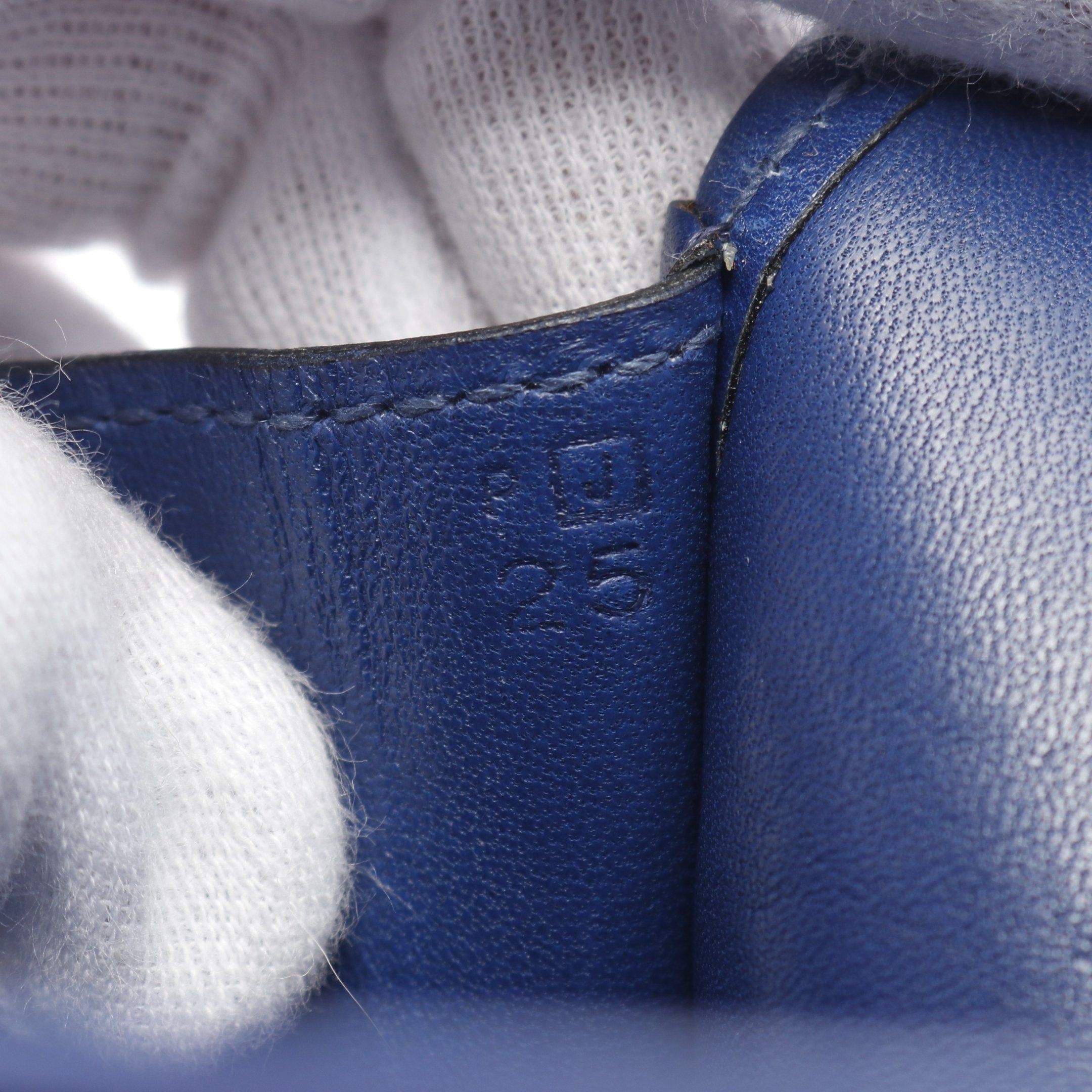 Hermes Hermes Jije Duo Blue Saphir Clutch Bag Box Calf Navy □J Carved Stamp Size ONE SIZE - 5 Thumbnail