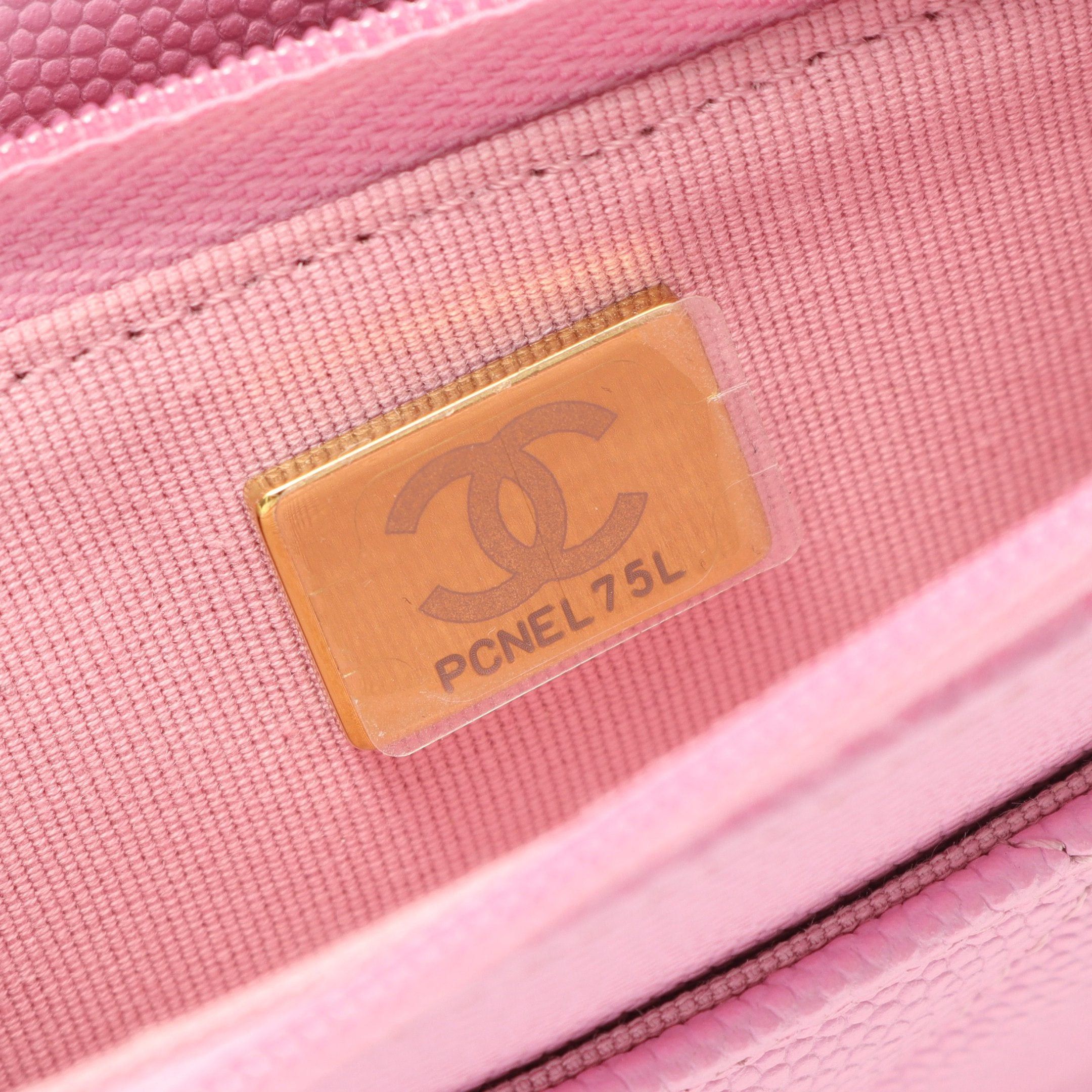 Chanel Chanel Matelasse Chain Wallet Caviar Skin Pink Gold Hardware Size ONE SIZE - 5 Thumbnail