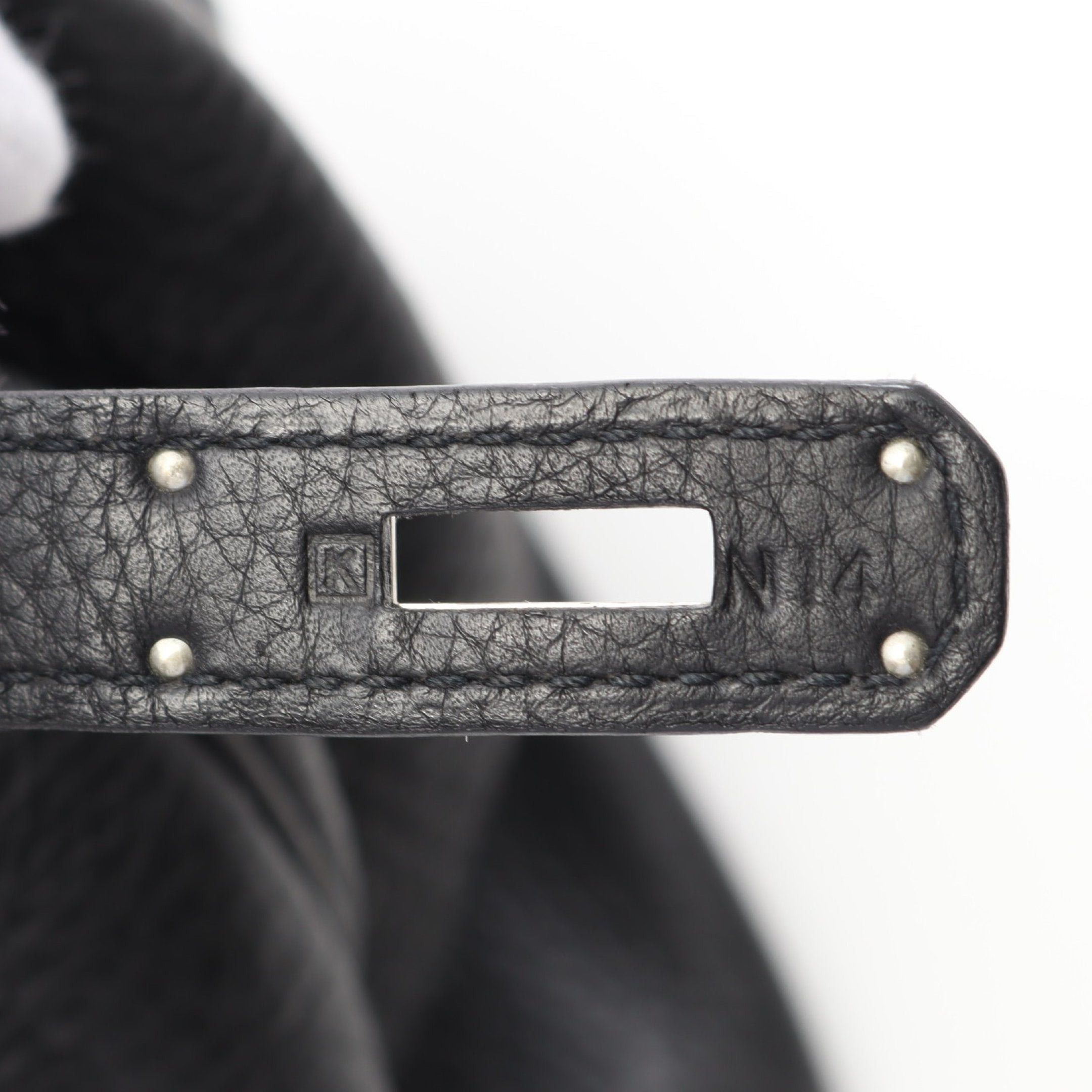 Hermes Hermes Kelly32 Handbag Clemence Leather Black Silver Hardware Inner Stitch Stamp Size ONE SIZE - 5 Thumbnail