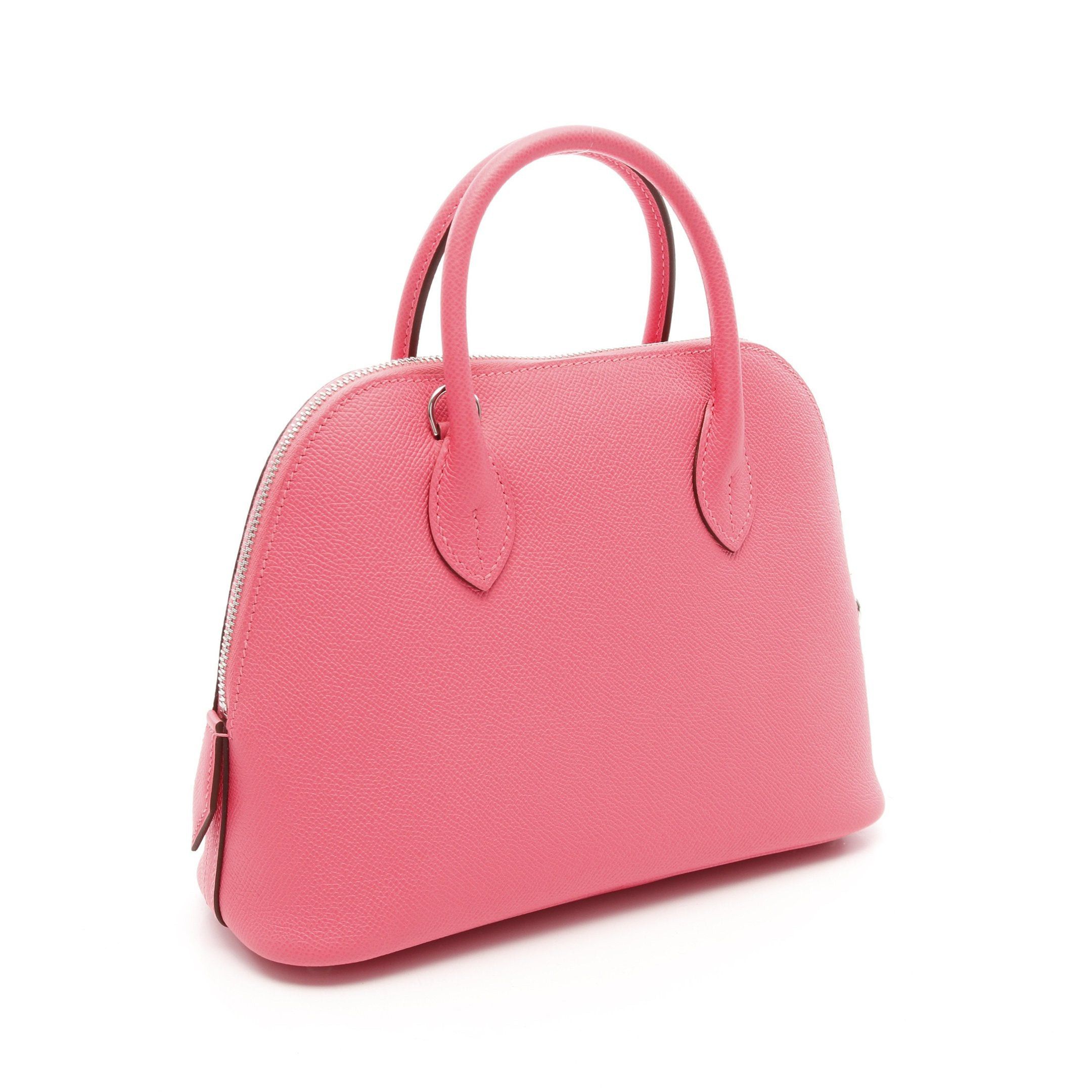 Hermes Hermes Bolide 1923 25 Rose Azalea Handbag Veau Epsom Pink Silver Hardware Double Engraved Size ONE SIZE - 2 Thumbnail