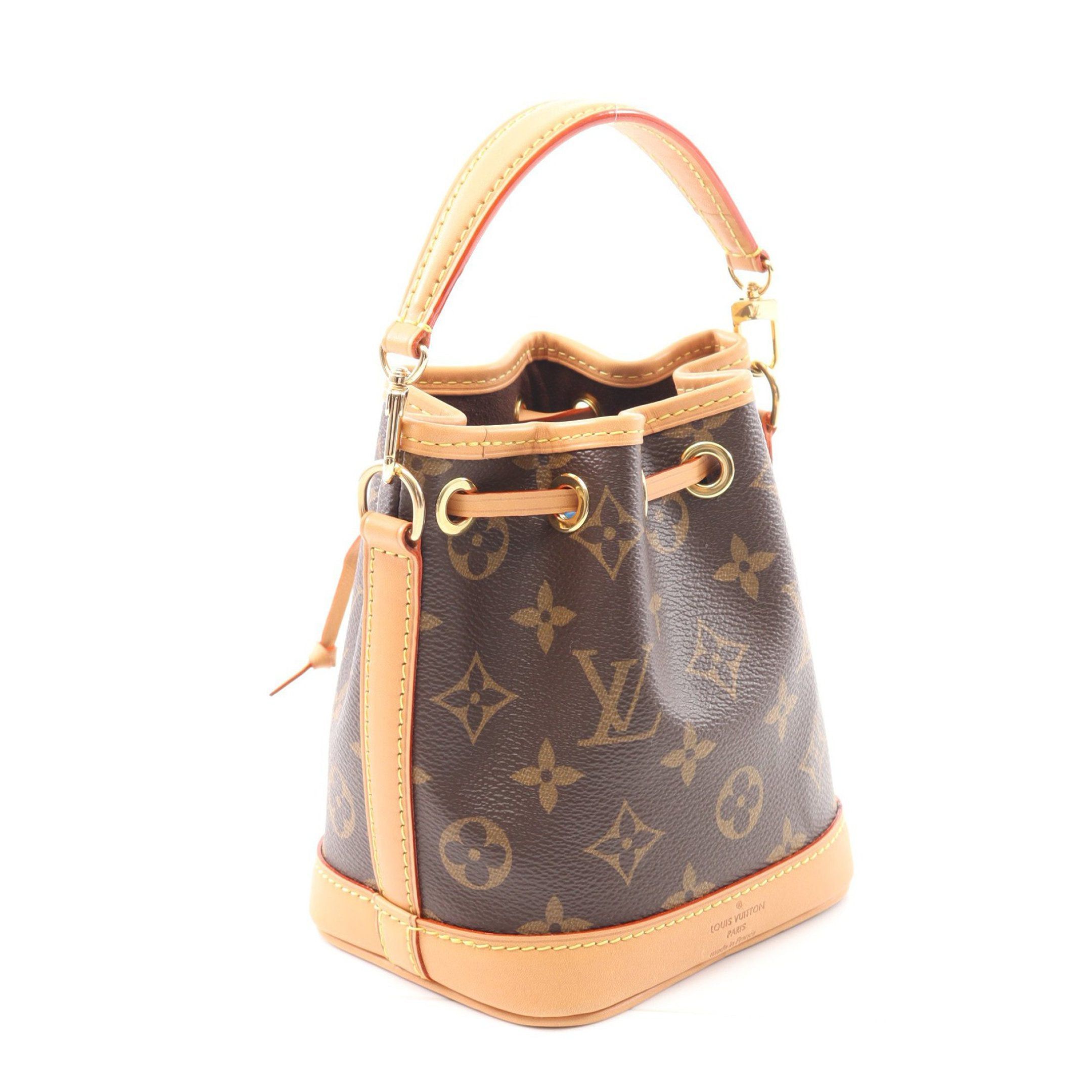 Louis Vuitton Louis Vuitton Nano Noe Monogram Handbag Leather Brown Size ONE SIZE - 2 Thumbnail