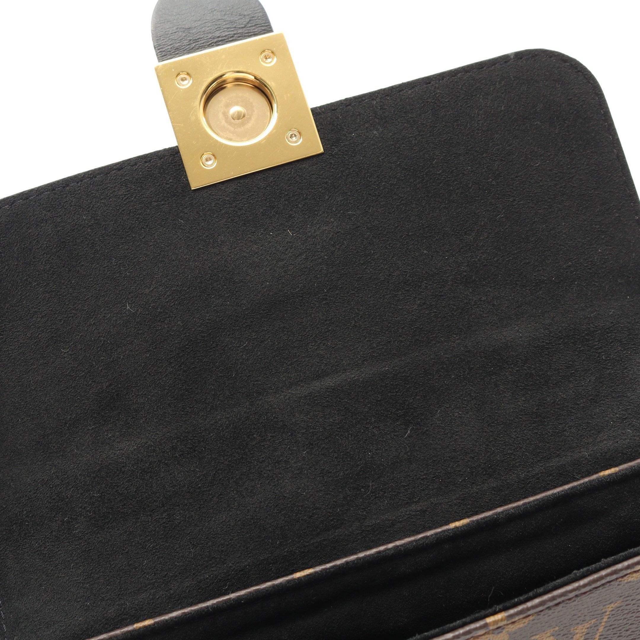 Louis Vuitton Louis Vuitton Rocky Bb Monogram Noir Handbag Leather Brown Black Size ONE SIZE - 5 Thumbnail